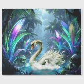Der Schwan der vergessenen Wasser.  Geschenkpapier (Flach)