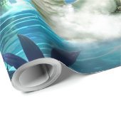 Der Schwan der vergessenen Wasser.  Geschenkpapier (Rolleneckpunkt)