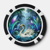 Der Schwan der vergessenen Wasser. Pokerchips (Rückseite)