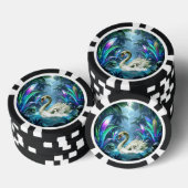 Der Schwan der vergessenen Wasser. Pokerchips (Stapel)