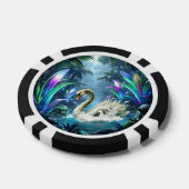 Der Schwan der vergessenen Wasser. Pokerchips (Einzeln)