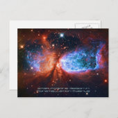 Der Schwan, die Geburt im Konstellationszyklus Postkarte (Vorne/Hinten)