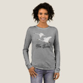 Der Schwan-Farbbblock Tri-Blend Shirt (Volle Vorderseite)