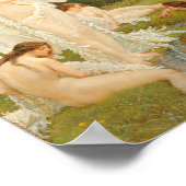 Der Schwan Maidens | Walter Crane Poster (Ecke)