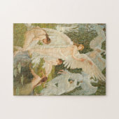 Der Schwan Maidens | Walter Crane Puzzle (Horizontal)