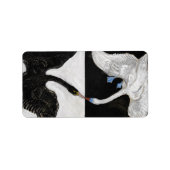 Der Schwan Nr. 1 von Hilma af Klint Adressaufkleber (Vorne)