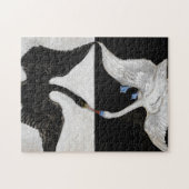 Der Schwan Nr. 1 von Hilma af Klint Puzzle (Horizontal)
