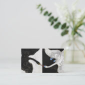 Der Schwan Nr. 1 von Hilma af Klint Visitenkarte (Stehend Vorderseite)