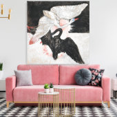 Der Schwan, Nr. 2 | Hilma af Klint | Leinwanddruck (Insitu (Wohnzimmer))