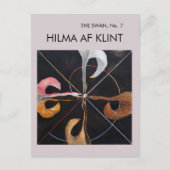 Der Schwan Nr. 7, Hilma af Klint Postkarte (Vorderseite)