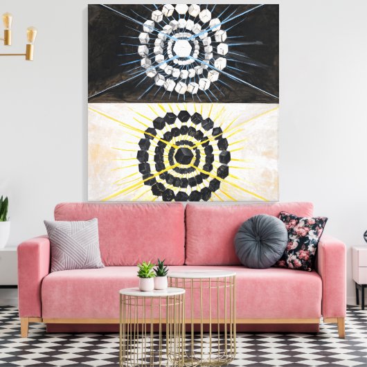 Der Schwan, Nr. 8 | Hilma af Klint | Leinwanddruck (Insitu (Wohnzimmer))