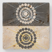 Der Schwan, Nr. 8 | Hilma af Klint | Steinuntersetzer (Vorderseite)