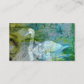 Der Schwan Visitenkarte (Rückseite)