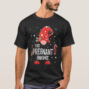 Der schwangere Gnome-Matching Familie Weihnachtsgn T-Shirt