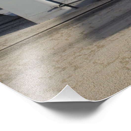 Der Schwanz eines A-10-Thunderbolls II Fotodruck (Ecke)