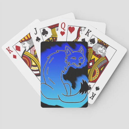 Der Schwanz Torch zeigt Design 2 von 2 beim Spiele Spielkarten (Rückseite)