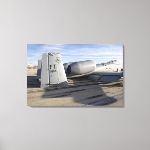 Der Schwanzabschnitt eines A-10 Thunderbolt II Leinwanddruck