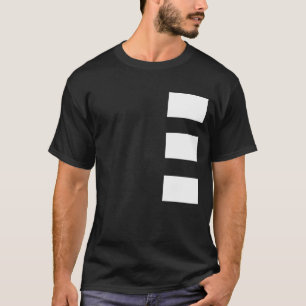 Der Schwarz-Weiß-T - Shirt des Großmenschen