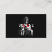 Der schwarze Antichrist Jesus Skull glaubt dem Sat Visitenkarte (Rückseite)