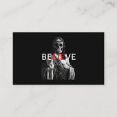 Der schwarze Antichrist Jesus Skull glaubt dem Sat Visitenkarte (Vorderseite)