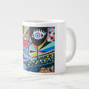 Der Schwarze Ballon Jumbo-Tasse