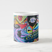 Der Schwarze Ballon Jumbo-Tasse (Vorderseite)