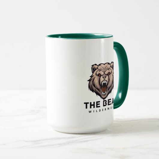 Der schwarze Bär Tasse (VorderseiteRechts)