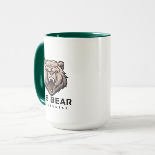 Der schwarze Bär Tasse (Vorderseite Links)