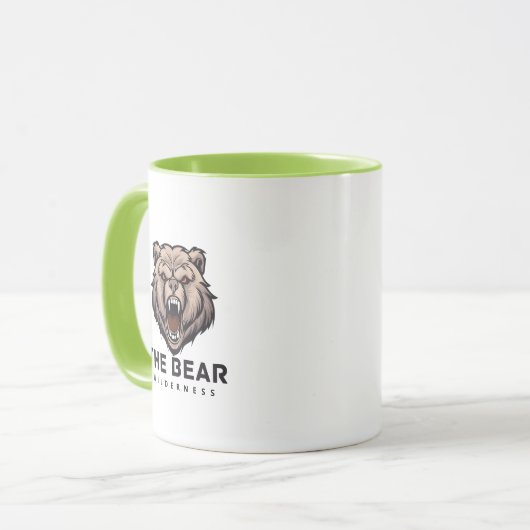 Der schwarze Bär Tasse (Vorderseite Links)