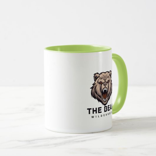Der schwarze Bär Tasse (VorderseiteRechts)