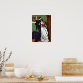 Der Schwarze Brunswicker von John Everett Millais Poster (Küche)