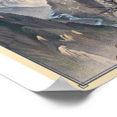 Der Schwarze Canyon des Gunnison-Nationalparks Lit Poster (Ecke)