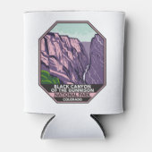 Der Schwarze Canyon des Gunnison-Nationalparks Vin Dosenkühler (Vorderseite)