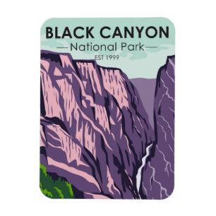 Der Schwarze Canyon des Gunnison-Nationalparks Vin Magnet