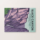 Der Schwarze Canyon des Gunnison-Nationalparks Vin Puzzle (Horizontal)