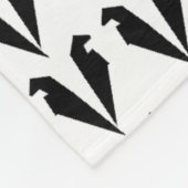 "Der schwarze Engel" Fleecedecke (Ecke)