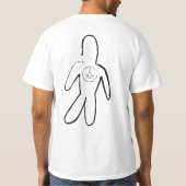 Der schwarze FireWater der Männer T-Shirt (Rückseite)