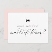 Der schwarze Flachbildschirm wird meine Trauzeugin Postkarte (Vorne/Hinten)