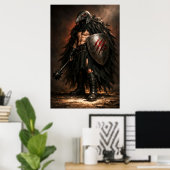 Der Schwarze Geier Poster (Heimbüro)