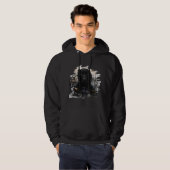 Der schwarze goldene Retrievers Hoodie (Vorne ganz)