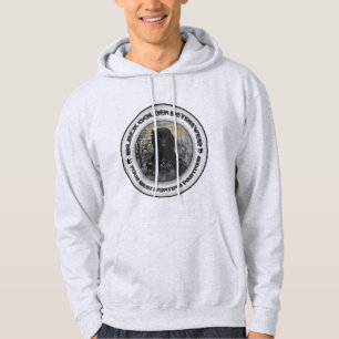 Der schwarze goldene Retrievers Hoodie