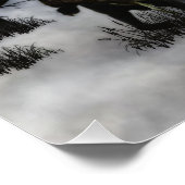 Der schwarze goldene Retrievers Poster (Ecke)