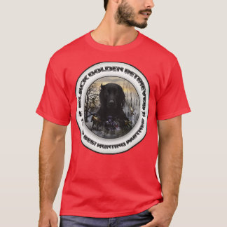 Der schwarze goldene Retrievers T-Shirt