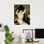 Der schwarze Hut Poster (Heimbüro)