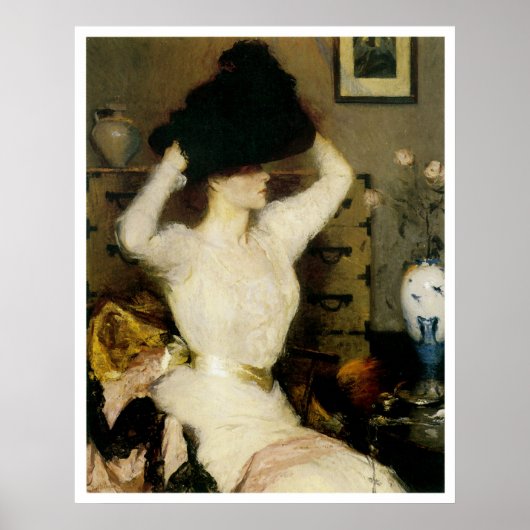 Der schwarze Hut Poster (Vorne)