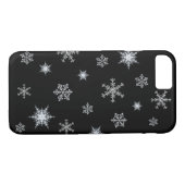 Der schwarze iPhone-Fall des Weihnachtsmanns Case-Mate iPhone Hülle (Rückseite (Horizontal))