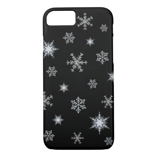 Der schwarze iPhone-Fall des Weihnachtsmanns Case-Mate iPhone Hülle (Rückseite)