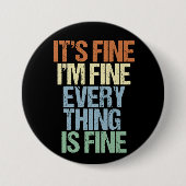 Der schwarze Knopf ist in allem fein. Button (Vorderseite)