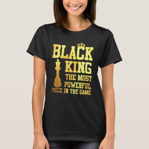 Der schwarze König ist das mächtigste Stück in Spi T-Shirt