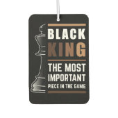 Der schwarze König ist das wichtigste Stück im Spi Autolufterfrischer (Vorderseite)